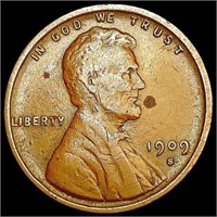 1909-S VDB Wheat Cent LIGHTLY CIRCULATED