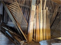 Wall of Standing Lumber, contents of all
