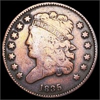 1835 Classic Head Half Cent NICELY CIRCULATED