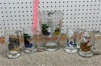 Schmidt beer glasses and picture