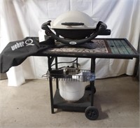 Weber Grill, Tank, Cover & Cart