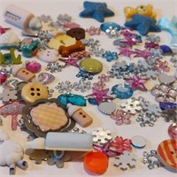 Bag of Various Mini Craft Decorations
