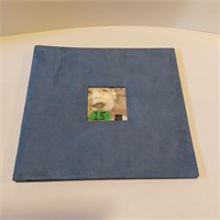 Chatter BOX BLUE Velvet Scrapbook Album