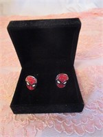 LOT 94 SPIDERMAN CUFFLINKS...NEW COLLECTIBLE