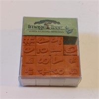 Image Tree Number Rubber Stamps - 15 piece