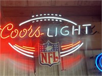 NFL Coors Light Neon