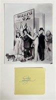 Judy Garland Autograph w/ Wizard of Oz Photo