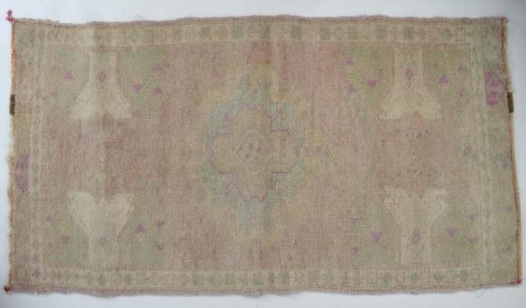 ANTIQUE / VINTAGE ORIENTAL CARPET RUG MAT