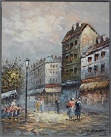 20TH C FRENCH SCHOOL PAINTING SIGNED