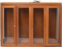 STICKLEY CHERRY AND GLASS CABINET