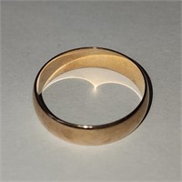 10K Yellow Gold Band Ring - Size 6 1/2