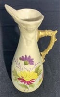 Antique Hand Painted Porcelain Ewer / Pitcher