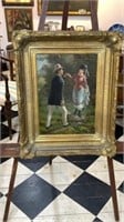 Antique Victorian Painting Signed "Rondell"