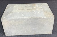 Antique Facet Carved Stone Block (Stepping Stone?)