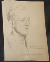"James Montgomery Flagg" Original Portrait