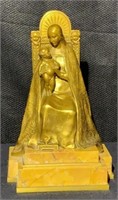 Madonna & Child Austrian Bronze "H. Muller"