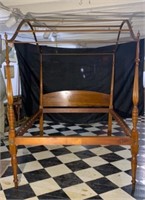 Antique Sheraton Cherry Canopy Bed -  Ca. 1815