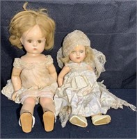 Lot of 2 Antique "Alexander" Composition Dolls