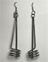 TAXCO Vintage Post Modern Sterling Earrings Mexico