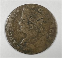 1786 Connecticut Colonial Mailed Bust Facing Left