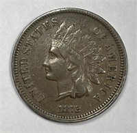 1872 Indian Head Cent Fine F