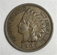 1905 Indian Head Cent Extra Fine XF