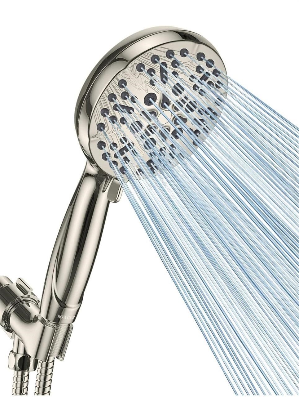 BOWGER 5-SPRAY PREMIUM HAND SHOWER SET CHROME 2SET