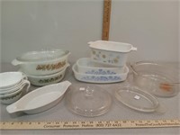 Vintage Casserole dishes (Corningware, Federal &