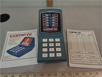 Comp IV, the challenging computer numbers game,