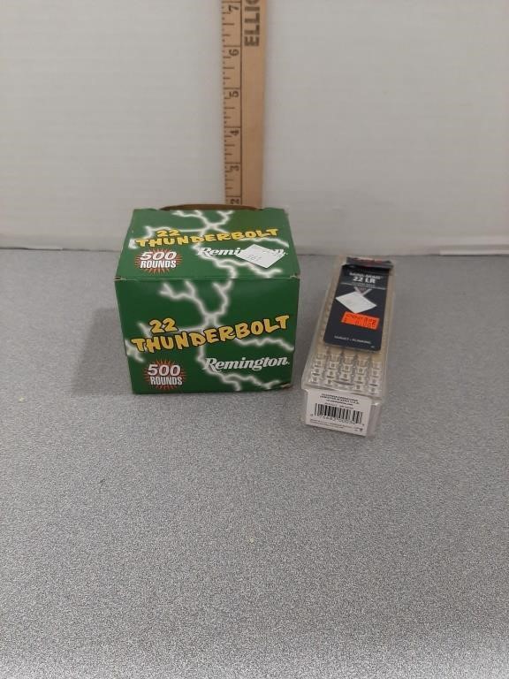 Remington and CCI 22 lr ammo ammuntion