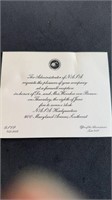 1950s NASA Ferrell reception invitation for June