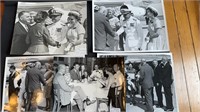 Five original 8 x 10 photographs, president and
