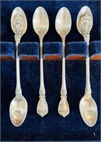 Set 6 Ice Tea spoons sterling silver by Reed &
