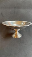 Weighted sterling silver 925 compote, measures 3