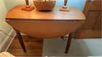 P antique walnut, drop leaf table will become a