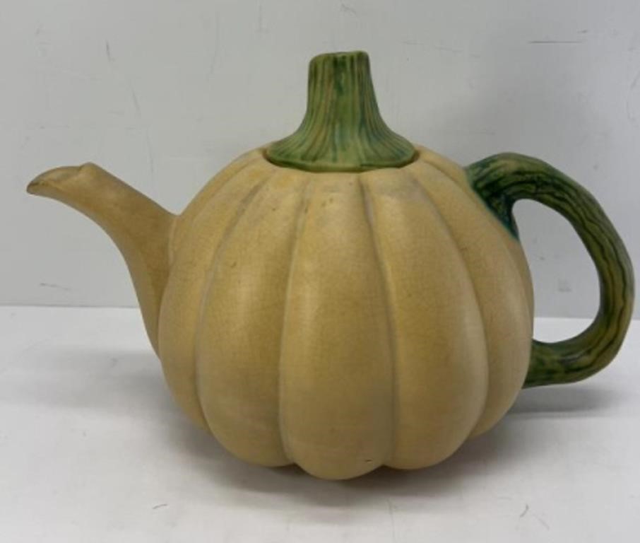 WELLER POTTERY PUMPKIN TEAPOT