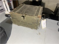 WINCHESTER .308 WOODEN AMMO BOX