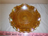 Vintage Iridescent Carnival Glass Platter