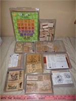 Wood Block Stamp Sets - Stampin' Up, RS, Etc