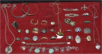 Sterling Silver Lot Rings Bracelets And More
