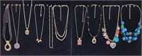 Costume Jewelry Lot of 10 Necklaces Napier