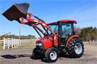 2018 CASE IH 50B MFWD TRACTOR & LOADER