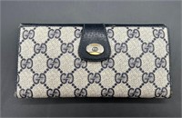 AUTHENTIC VTG GUCCI SHERRY LINE LONG WALLET