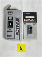 Activair New Battery Tester Energizer Battery