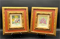 (2) M. FOGARTY OIL ON CANVAS FRAMED PAINTINGS