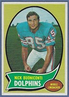 1970 Topps #244 Nick Buoniconti Miami Dolphins