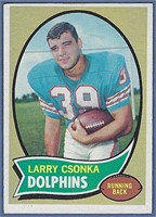 Nice 1970 Topps #162 Larry Csonka Miami Dolphins