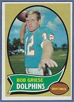 Sharp 1970 Topps #10 Bob Griese Miami Dolphins