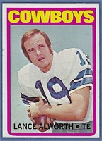 Sharp 1972 Topps #248 Lance Alworth Dallas Cowboys