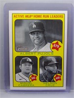 Albert Pujols Cabrera Cruz 2022 Topps HR Leaders